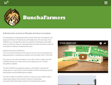 Tablet Screenshot of bunchafarmers.com
